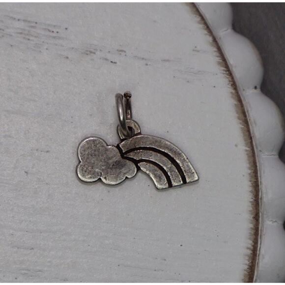 Retired James Avery 925 Rainbow Cloud Charm 1G / 0.4in - Picture 1 of 4